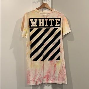 Off-white x Ssense.com TieDye oversized T-Shirt